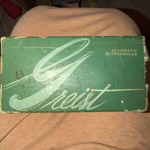 Greist Automatic Button holder Attachment Sewing Machine Vtg Style #1 Sew